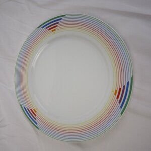 Rainbow Rings By International Rhythm Colors Plate 40025 Japan 12" Diameter